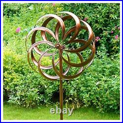Kinetic Outdoor Metal Wind Spinner Large Wind Sculptures Spinners for Yard Gar