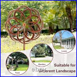 Kinetic Outdoor Metal Wind Spinner Large Wind Sculptures Spinners for Yard Gar