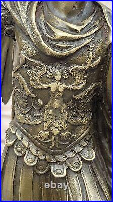 LARGE Hot Cast Genuine Archangel ST Michael Statue YARD Church Sanctuary Decor