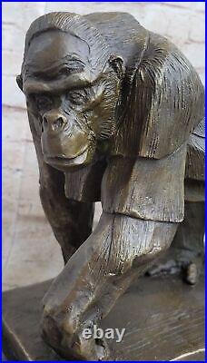 LARGE SIZE Real Bronze Statue KING KONG GORILLA MONKEY Sculpture Garden Yard Art