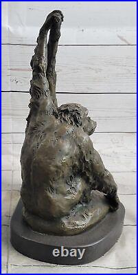 LARGE SIZE Real Bronze Statue KING KONG GORILLA MONKEY Sculpture Garden Yard NR