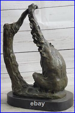 LARGE SIZE Real Bronze Statue KING KONG GORILLA MONKEY Sculpture Garden Yard NR