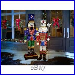 LED Tinsel Nutcracker Christmas Holiday Soldier Outdoor Yard Decor