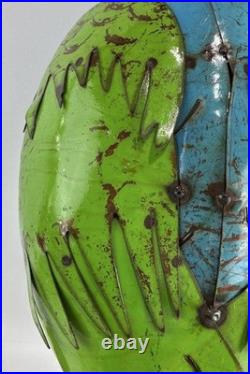 Large 31 Mexican folk art metal owl home decor/garden yard ornament