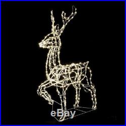 Large 67 in Prelit LED Lighted Elegant Buck Lawn Sculpture Yard Christmas Decor