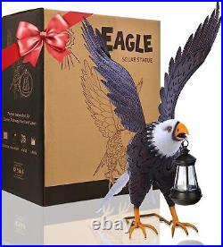 Large Bald Eagle Metal Statues Decorations for Yard and Sculptures for Garden