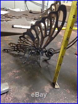 Large Metal 3D Butterfly, cutout, CNC plasma, Bugs, home decor, yard art