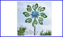 Large Metal Wind Kinetic Spinner Garden Windmill Spinners Yard Decor Sculpture