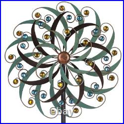 Large Metal Wind Spinners for Outdoor, Metal Yard Art Wind Sculptures & Spinn