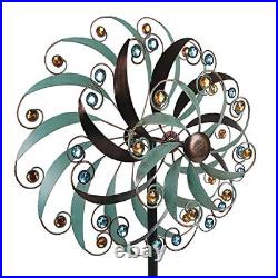 Large Metal Wind Spinners for Outdoor Metal Yard Art Wind Sculptures & Spinners