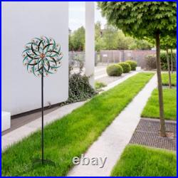 Large Metal Wind Spinners for Outdoor, Metal Yard Art Wind Sculptures & Spinners