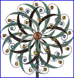 Large Metal Wind Spinners for Outdoor, Metal Yard Art Wind Sculptures & Spinners
