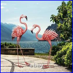Large Pink Flamingo Statue Sculpture Bird Art Decor Home Modern Yard Patio Lawn