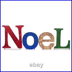 Large Pre-Lit Noel Sign LED Christmas Holiday Indoor Outdoor Yard Decoration
