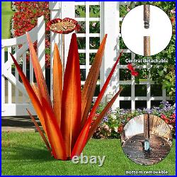 Large Tequila Rustic Metal Agave Plants Outdoor Patio Yard Decor Hand Painted St