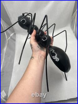 Large Vintage MCM Ant Garden Statue Metal Sculpture Yard Art Sculpture 16 Long