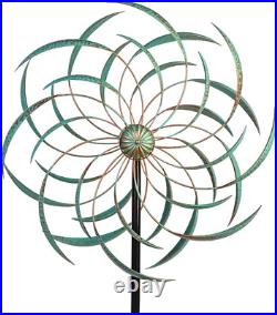 Large Wind Spinner Metal Doubles Outdoor Sculptures Garden Yard Lawn Decoration