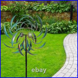 Large Wind Spinner Metal Doubles Outdoor Sculptures Garden Yard Lawn Decoration