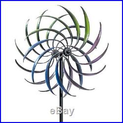 Large Wind Spinner Metal Sculpture for Yard Garden Decor Kinetic Windmill 75