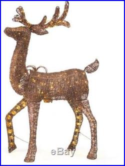 Led Animated PVC Deer Christmas Yard Decorations Indoor Outdoor 60 Brown