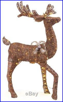 Led Animated PVC Deer Christmas Yard Decorations Indoor Outdoor 60 Brown