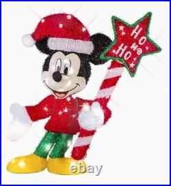Lighted Disney Mickey Mouse Sculpture Outdoor Christmas Yard Decoration Display