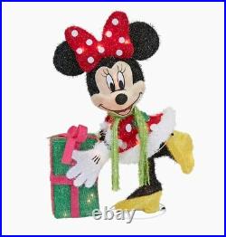 Lighted Disney Minnie Mouse Sculpture Outdoor Christmas Yard Decoration Display