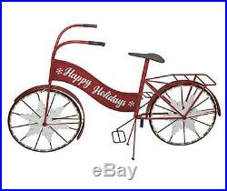 Lighted Vintage Metal Bicycle Sculpture Outdoor Christmas Decor Holiday Yard Art