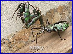 Mantis Garden Sculpture 6th Anniversary Yard Art Wild Nature Garden Decor