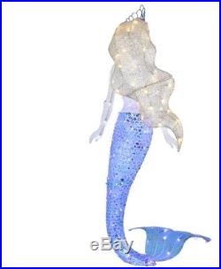 Mermaid 70in Fast Twinkle LED Lights Holiday Display Christmas Yard Decoration