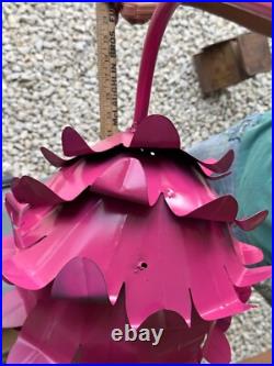 Metal Art 53.5 Tall PINK FLAMINGO Statue Yard Ornament Garden Decor (Mexico)