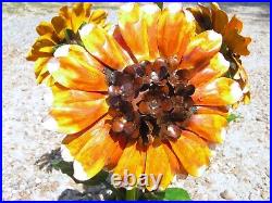 Metal Art garden Flower Sunflower sculpture, Junk Iron Art, 2