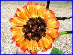 Metal Art garden Flower Sunflower sculpture, Junk Iron Art, 4