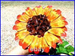 Metal Art garden Flower Sunflower sculpture, Junk Iron Art, 4