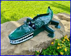 Metal Crocodile Alligator Swamp Yard Art Garden Decor