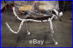 Metal Dalmatian Dog by Tube Dude of Sarasota Yard Lawn Sculpture Decor Art