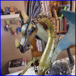 Metal Dragon Garden Sculpture 24 Fantasy Garden Art