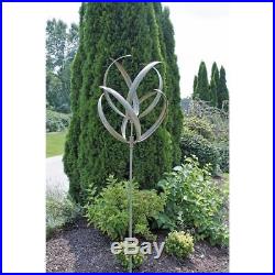 Metal Garden Spinner Whirligig Yard Decor Wind Pinwheel Kinetic Sculpture Art