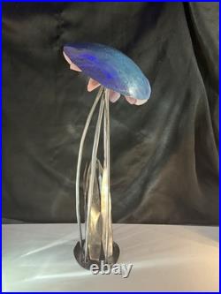 Metal Mushroom Sculpture Yard Art Hand Made