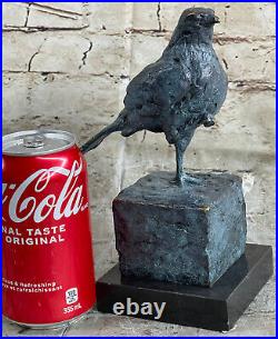 Metal Pigeon Or Dove Bird Statue Figure Garden Yard Decor 100% Solid Bronze Sale