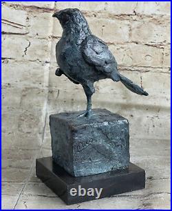 Metal Pigeon Or Dove Bird Statue Figure Garden Yard Decor 100% Solid Bronze Sale