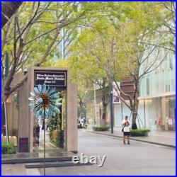 Metal Wind Spinner for Garden Yard Kinetic Windmill Outdoor Decoration Sculpture