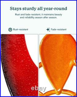 Metal Wind Spinners Outdoor 83 Tall Wind Sculpture for Yard Garden with Gr