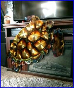 Metal wall art turtle large Wall Decor Outdoor Christmas gift patio yard décor
