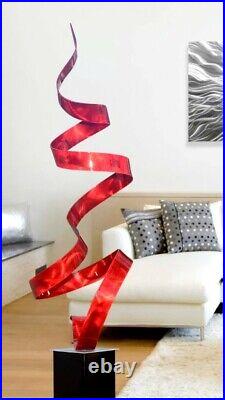 Modern Metal Sculpture Abstract Large Garden Statue Yard Art for Indoor/Outdoor