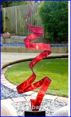 Modern Metal Sculpture Abstract Large Garden Statue Yard Art for Indoor/Outdoor