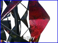 NEW Garden Wind Spinner Metal Art Kinetic Sculpture Yard Lawn Patio Decoration