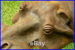NEW Hippopotamus Garden Sculpture Rusting Yard Decor Resin/Cast Iron Hippp Gift
