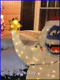 New 60 /5 Foot LED Rudolph Bumble Star Light String 3D Sculpture Christmas Yard