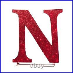 Noel Lighted Sign 140 LED Christmas 8 Ft Wide Figurine Outdoor Yard Decorations